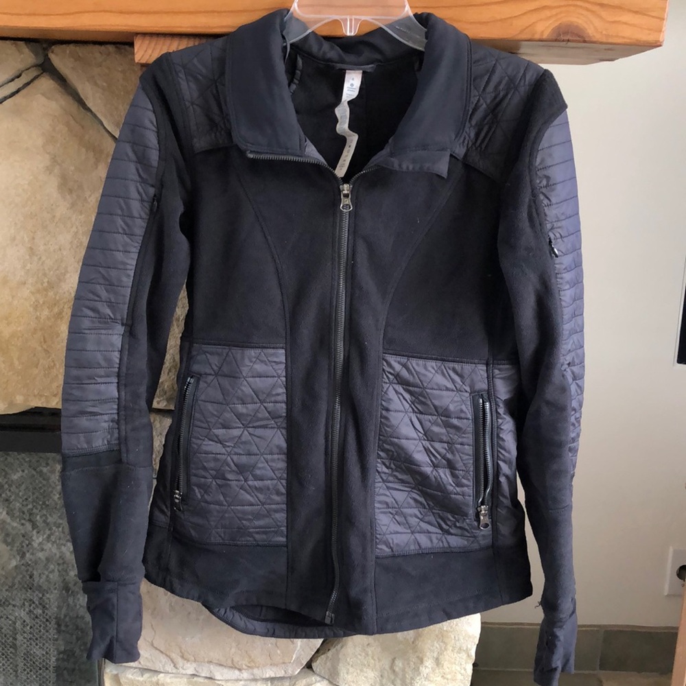 Lululemon athletics black jacket, 8